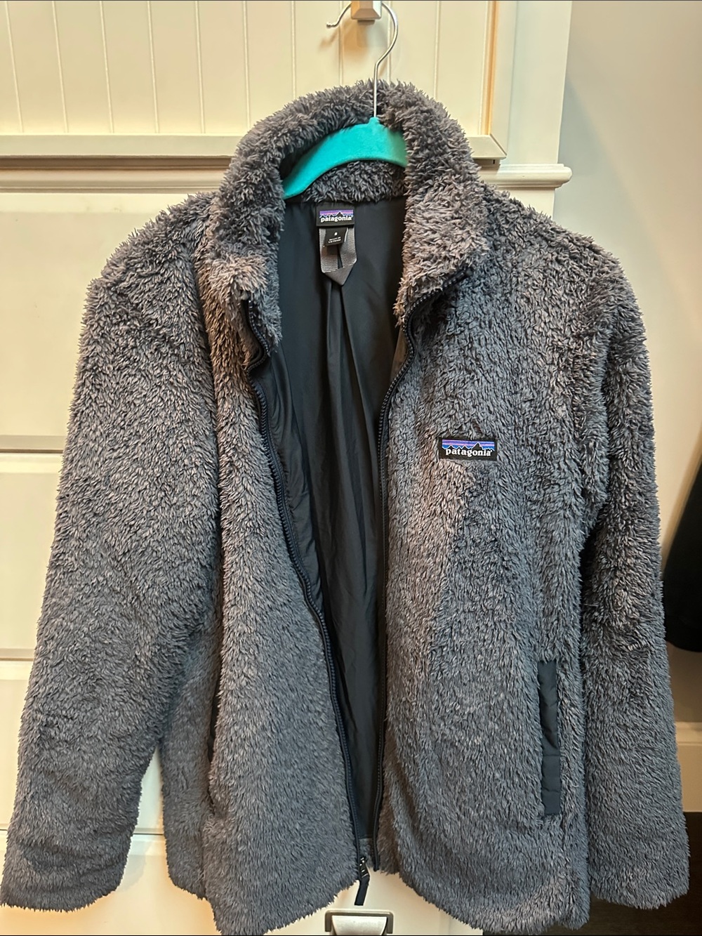 Patagonia Gray Fleece Full-Zip Jacket